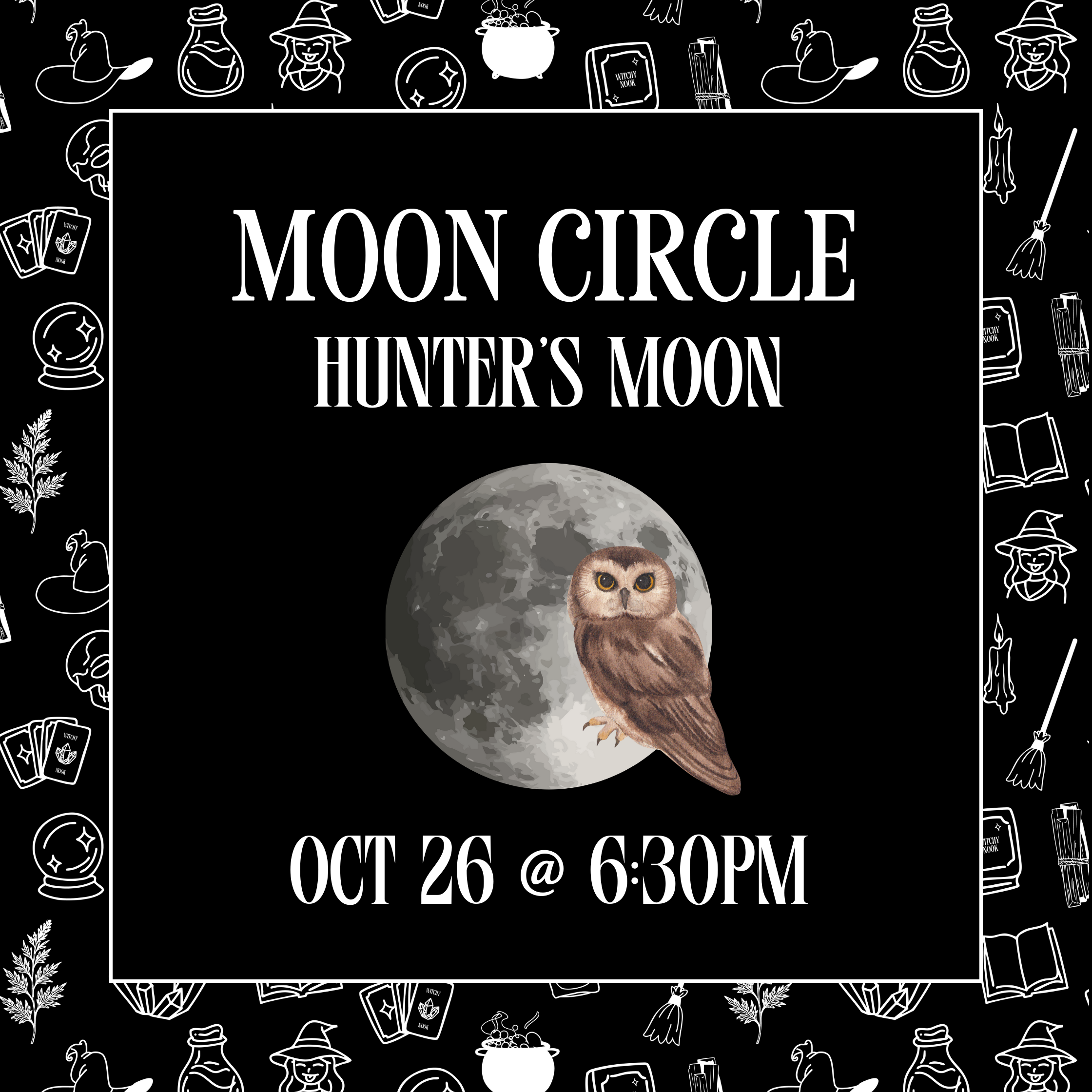 Moon Circle - Monday 26th October - 6:30pm
