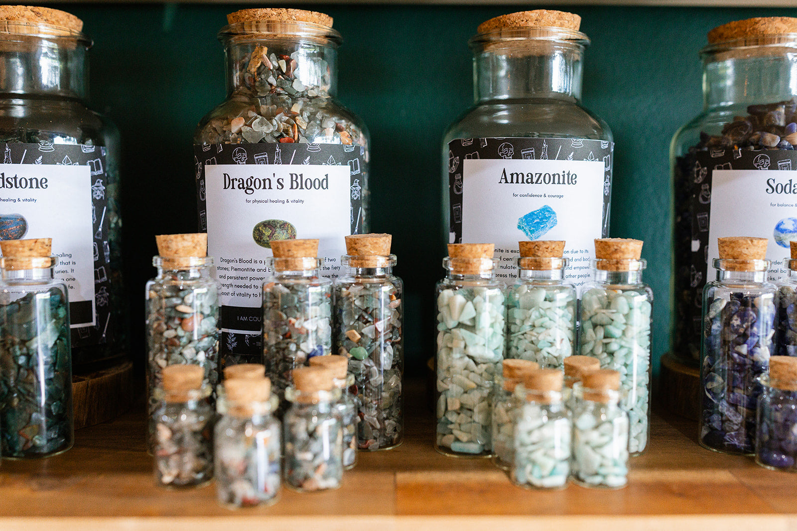 Large Crystal Chip Jar