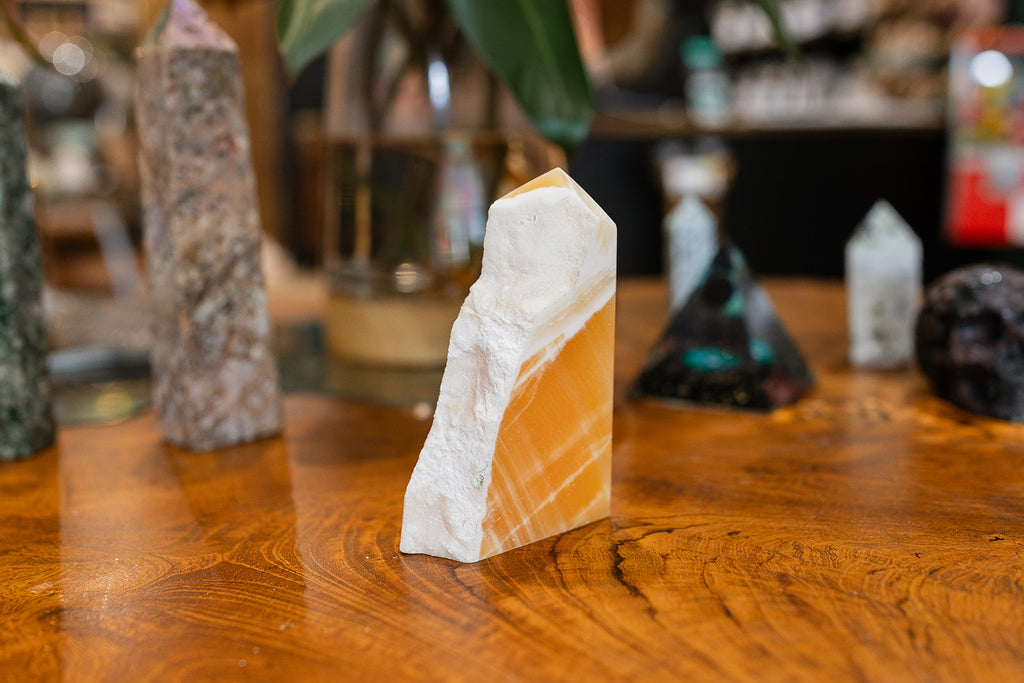 Orange Calcite Tower