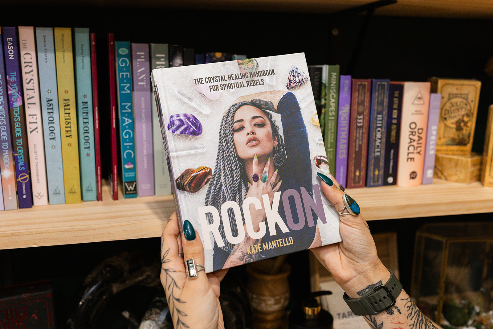 Book Rock On: The Crystal Healing Handbook for Spiritual Rebels by Kate Mantello