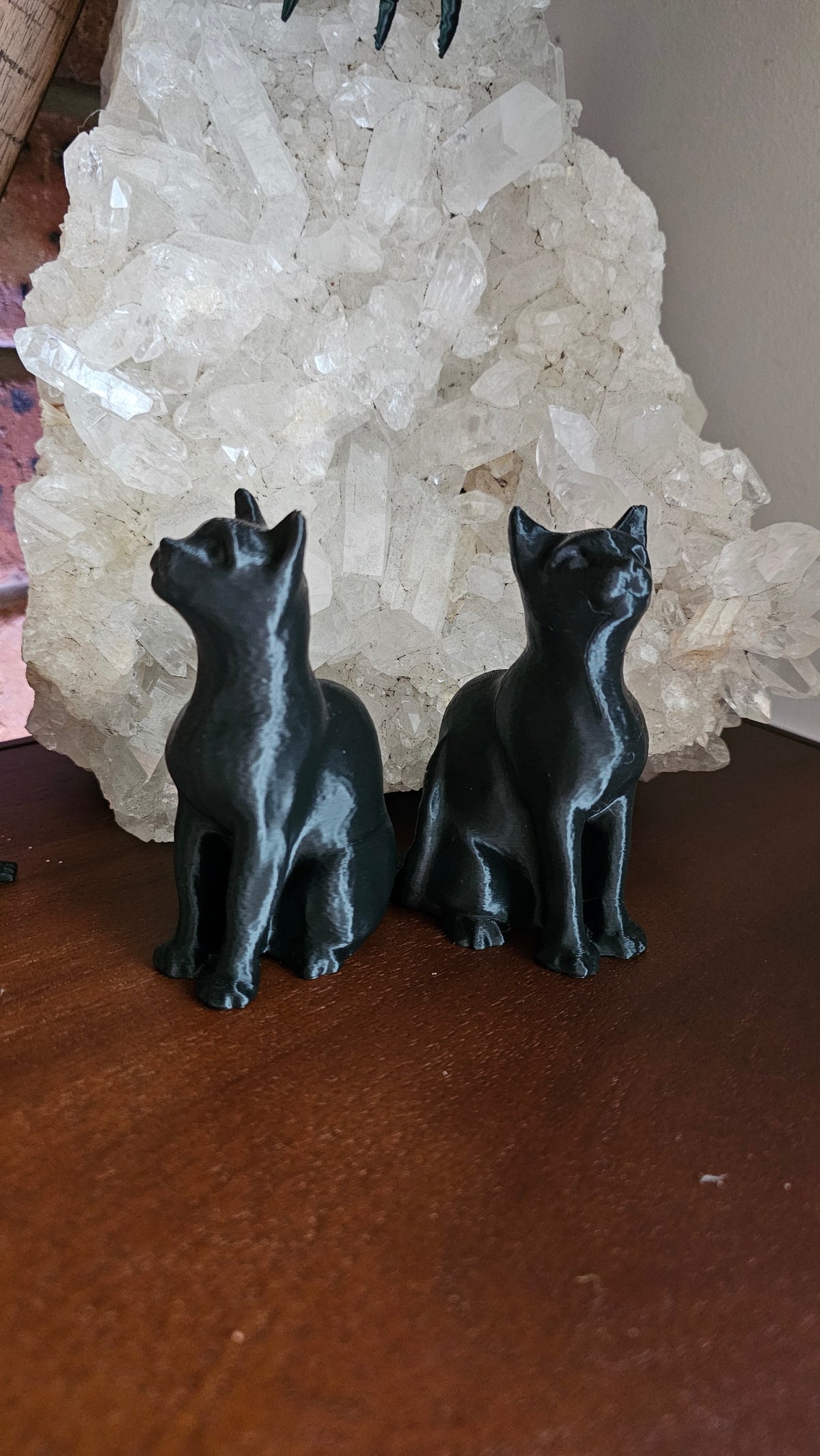Black cat figurine