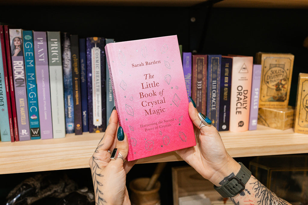 The Little Book of Crystal Magic hard cover by Sarah Bartlett