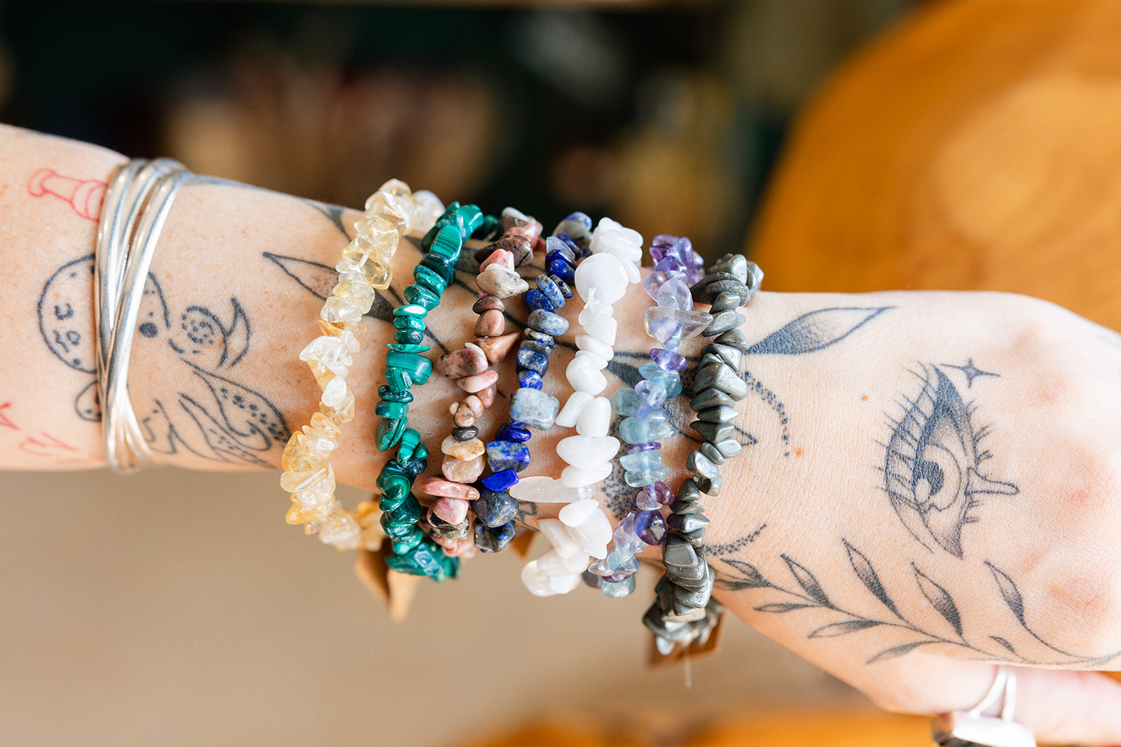 Crystal Chip Bracelet