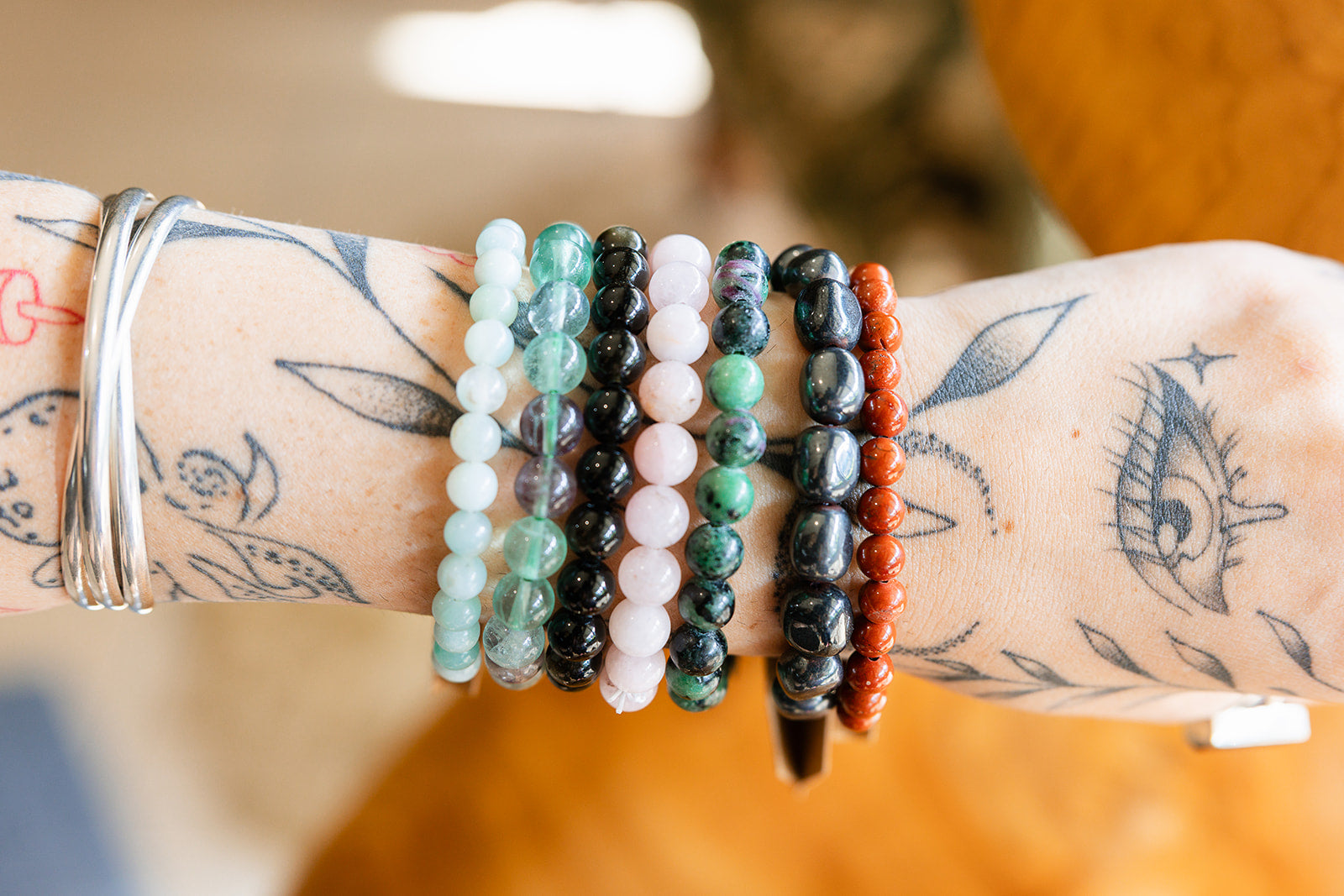 Crystal Bead Bracelet