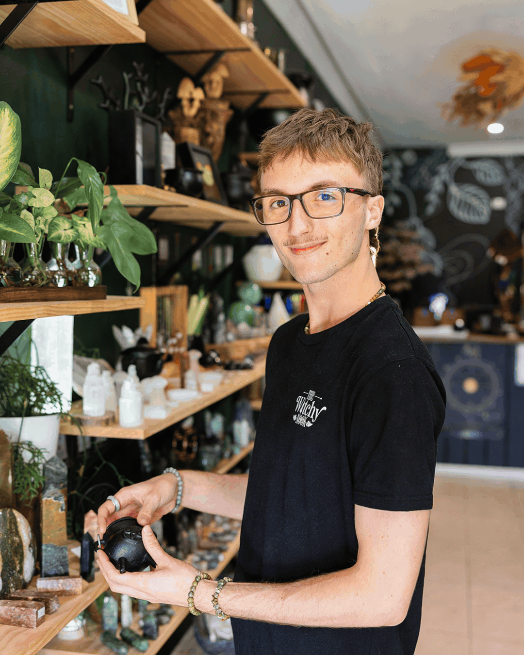 Animated photo of Marcus in store
